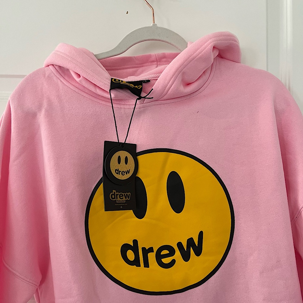 Drew house pink hoodie